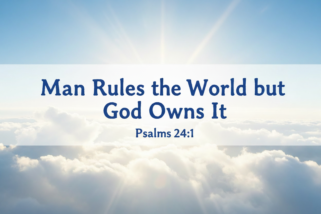 Hero Banner - Psalms 24:1